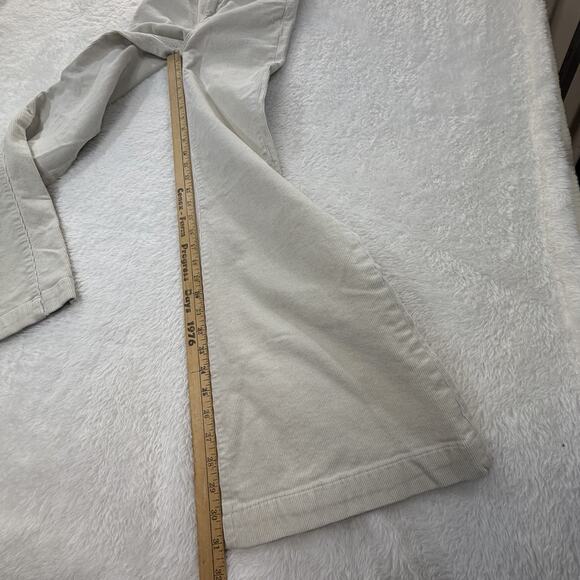 ROLLA'S Eastcoast Flare High Rise Corduroy PANTS WOMEN 27 VANILLA STRETCH - Picture 6 of 12